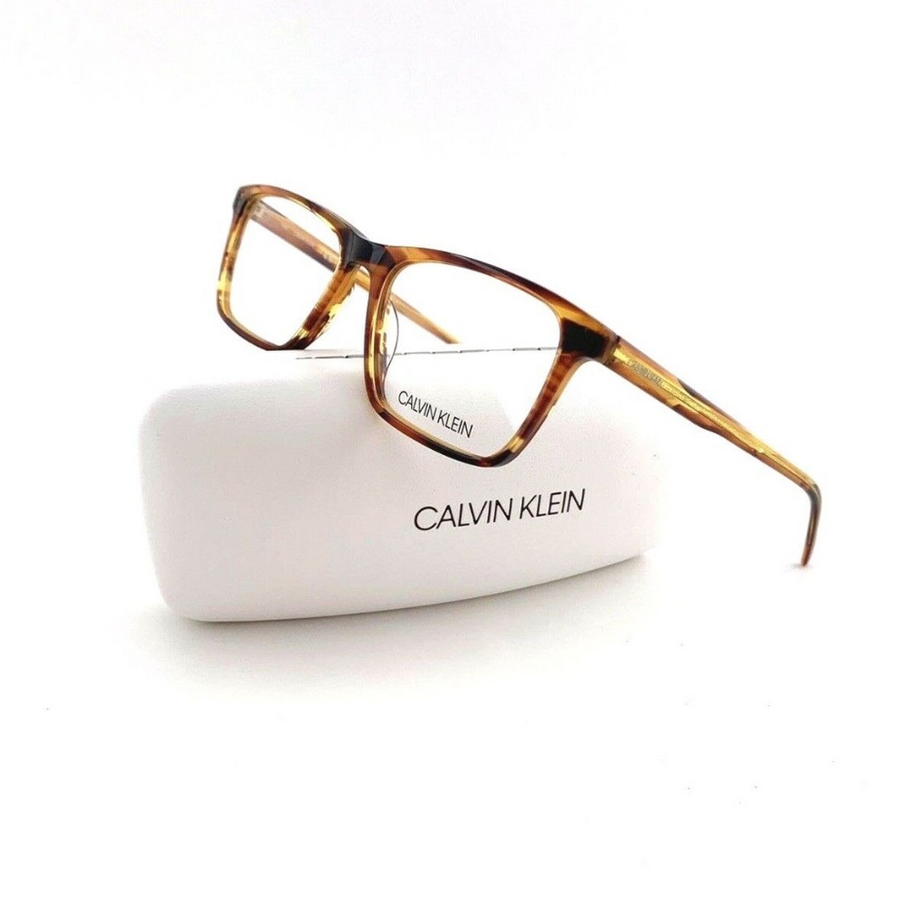 New Calvin Klein Frames Light Tortoise Unisex CK6009 203 53 16 145 Eyeglasses
